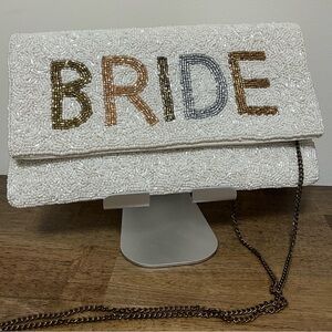 Bridal clutch/crossbody purse